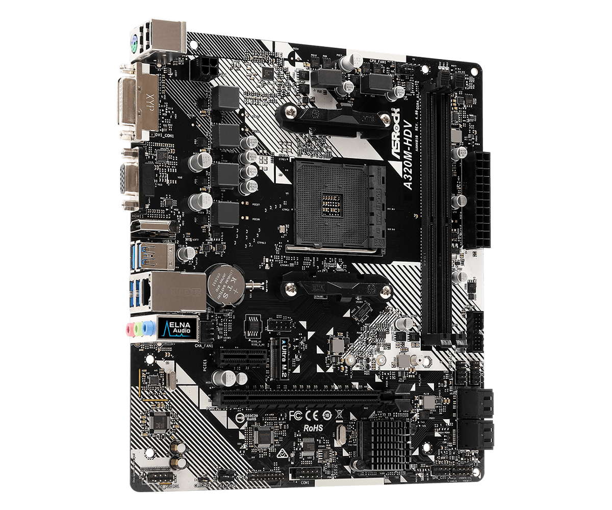 動作品 1060Super R5 2400G A320M-HDV 電源＋ケース A320M-HDV R4.0